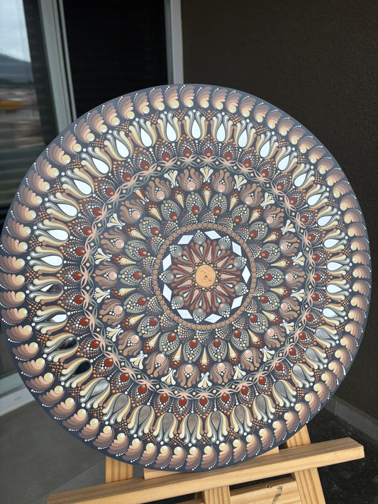Mandala “Raíz Dorada” 50 cm