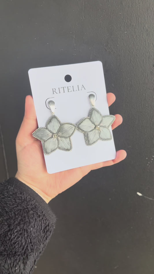 Dafne | Aros Bordados en Hilo de Seda